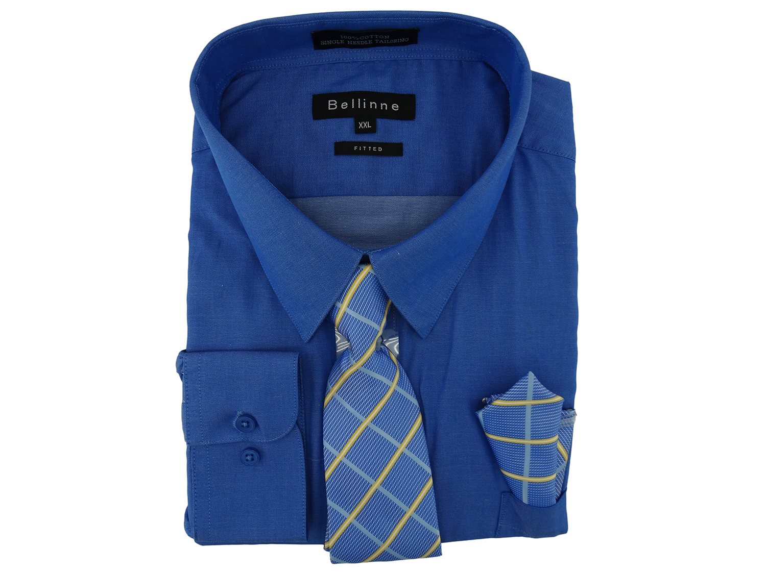 265-798 Bellinne - Men's L/S Shirt w/ Tie – Maxie Department Store