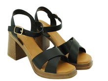 26632101, Pierre Dumas - Bryce-2 Ladies' Sandals Black 7-11