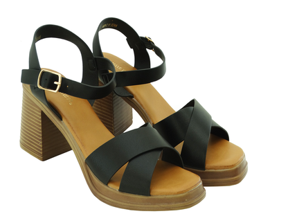 26632101, Pierre Dumas - Bryce-2 Ladies' Sandals Black 7-11