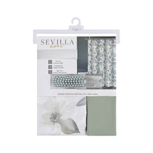 26993, Sevilla Home - Subtle Floral 14pc Shower Curtain