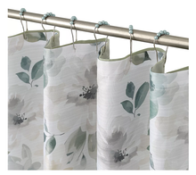 26993, Sevilla Home - Subtle Floral 14pc Shower Curtain