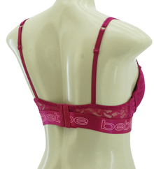 2PKBRA2061, BEBE, 2pk Ladies Bra Tag Free W/Lace Set