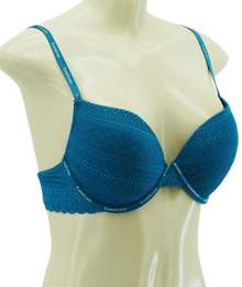 2PKBRA3142, Bebe - 2Pk Women's Push-up Bra Tag Free Teal Crush