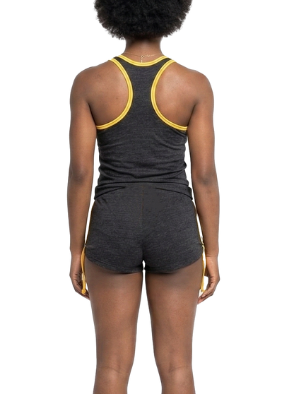 ME-19850 Ladies Jamaican Color Shorts Set-Summer Set
