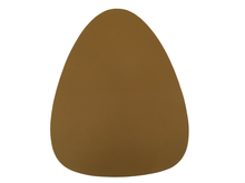 301242, Kennedy Home - Stone Shaped Placemat - Khaki - 32x40cm