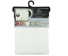 32277, Madison East - Bambi Blackout Curtain Panel 52X84 White