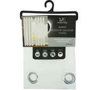 32321, Madison East - Bailey Blackout Curtain Panel 52X84 White