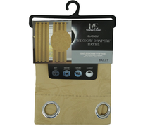 32338, Madison East - Bailey Blackout Curtain Panel 52X84 Taupe