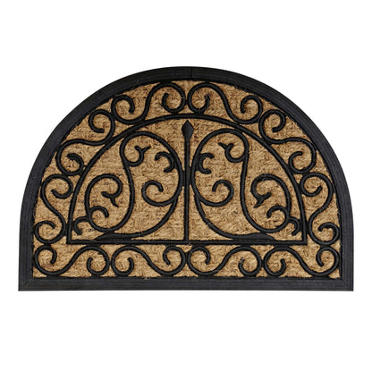 33175, Sedona Home - Panma Rubber/Choir Half Circle Door Mat