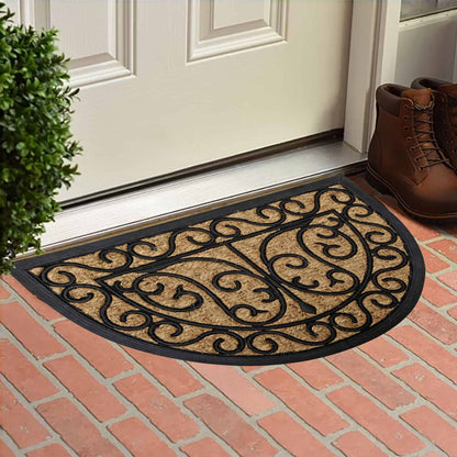 33175, Sedona Home - Panma Rubber/Choir Half Circle Door Mat