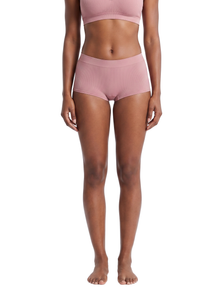 3PKBL1687, Lady Princess, 3PK Boy Leg Panties Ribbed Seam Cashmere