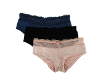 3PKBL1718, Lady Princess, 3PK Boy Leg Panties