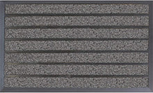 505134, Rectangular Rubber & Polyester Entrance Mat - 60cm x 90cm