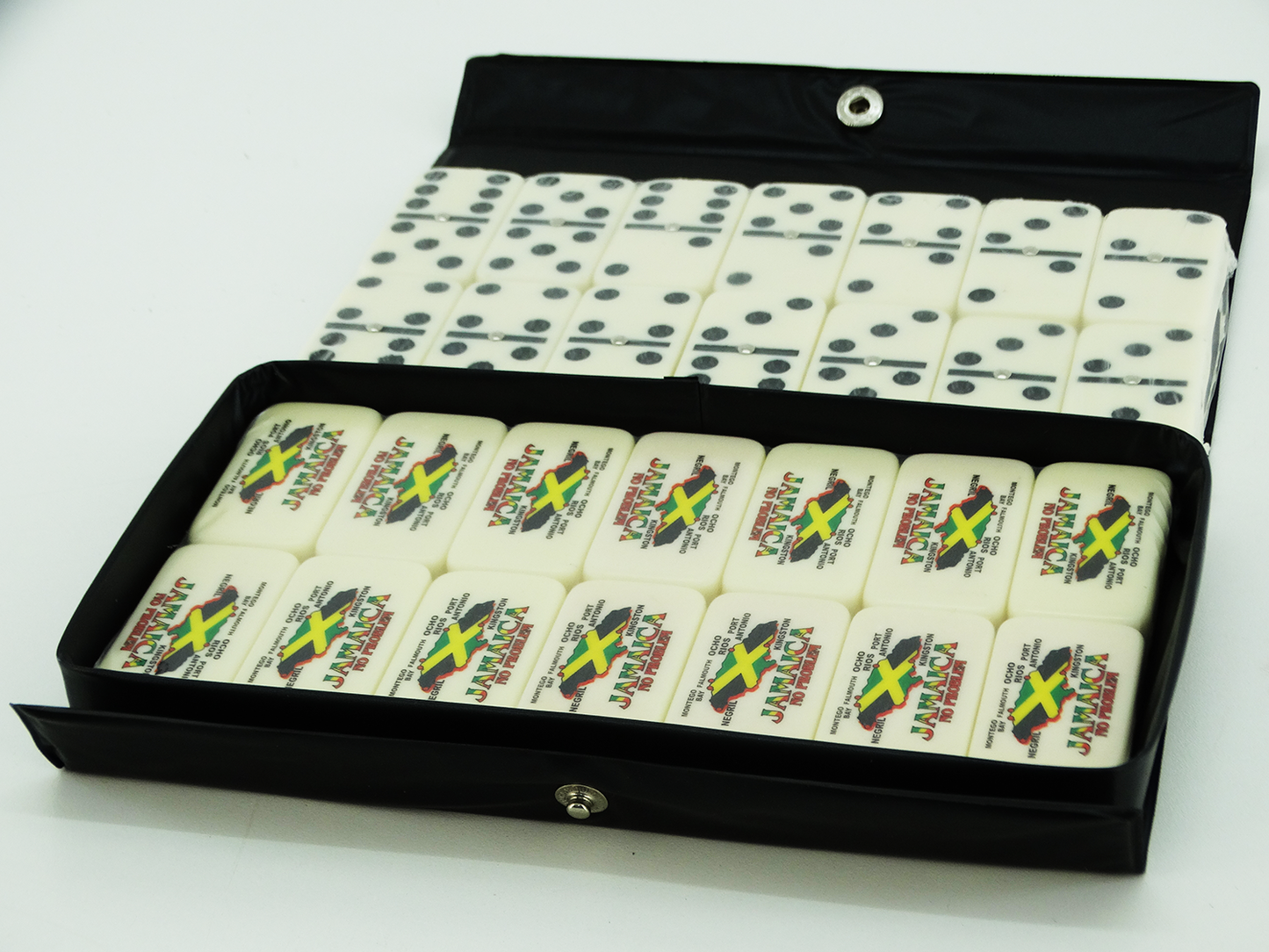 5247-780, DOMINOES In Black Case JA Print Asst