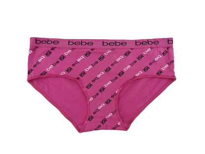 5PHHP1088, BEBE, 5pk Hipster Panties Tag Free Violet