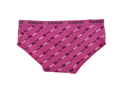 5PHHP1088, BEBE, 5pk Hipster Panties Tag Free Violet