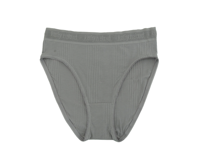 5PKHC1109, Kathy Ireland, 5pk Hi Cut Panties Quartz