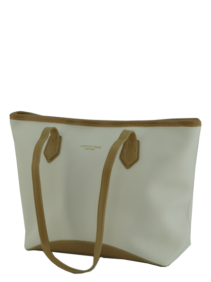 6011, Axle & Co - Women's Tote Bag With Scarf - PU