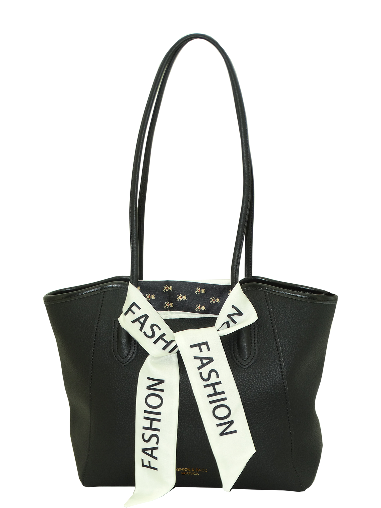 6055, Axle & Co - Women's Tote Bag  With Scarf - PU