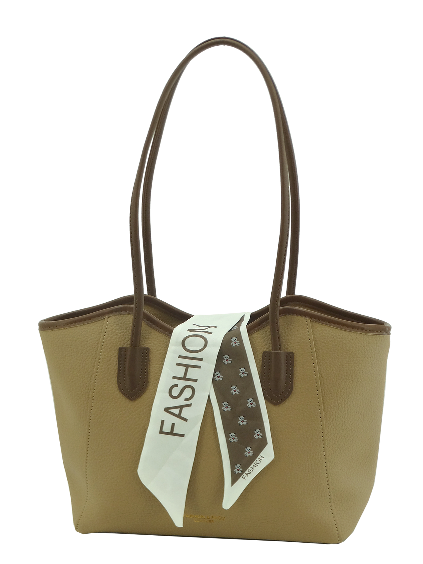 6055, Axle & Co - Women's Tote Bag  With Scarf - PU