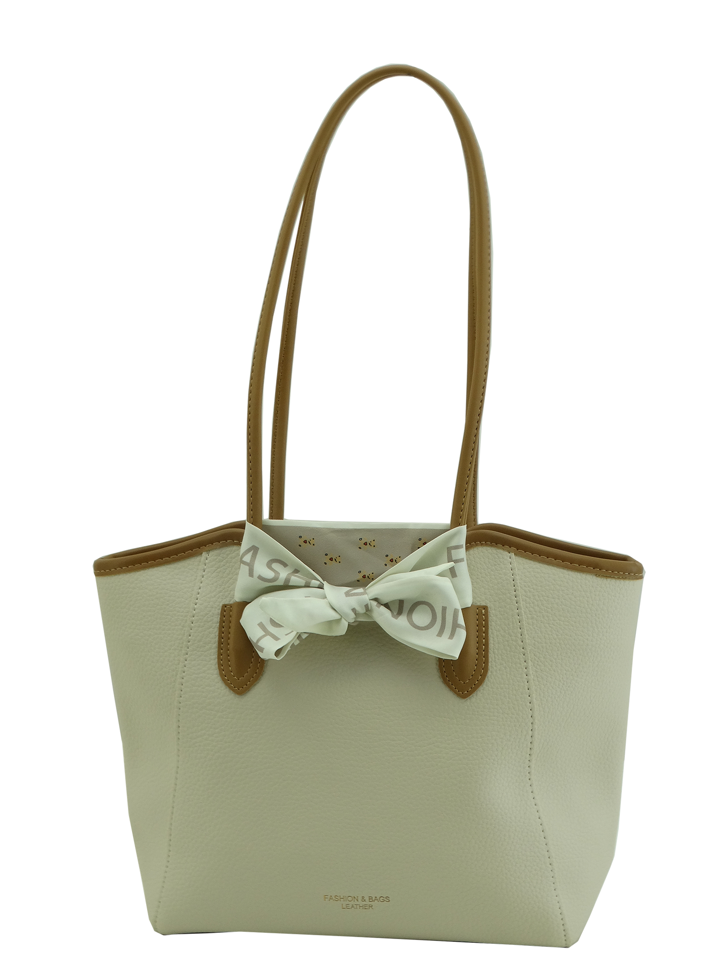 6055, Axle & Co - Women's Tote Bag  With Scarf - PU