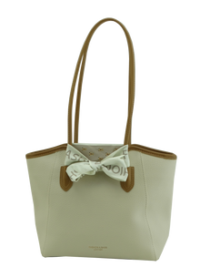 6055, Axle & Co - Women's Tote Bag  With Scarf - PU