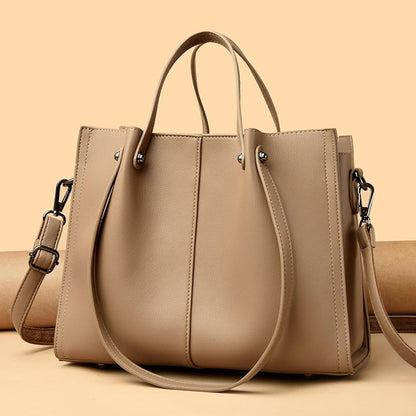 6609, Axle & Co - Women Handbag - PU (Brown)