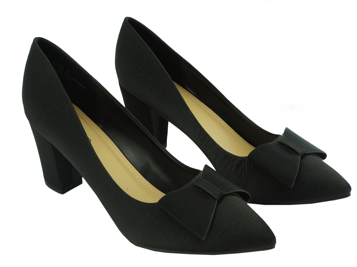 6709, Natalie - Women's Pumps Shoes - Black (6-12)