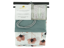 80244159, Home Beauty - 6Pc Printed Voile Curtain w/Tie Back (38x94)