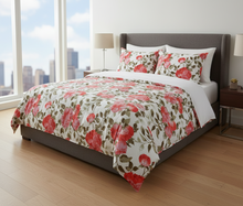 80251887, 3PC Microfiber Printed Comforter - King