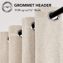 80253254, Home Beauty - Blackout Window Curtain (54x90) Wheat