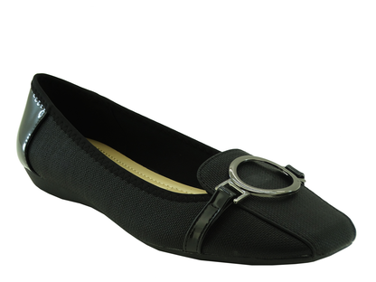 81140301, Pierre Dumas, Linzee-5 - Women's Shoes Black Patent 7-12