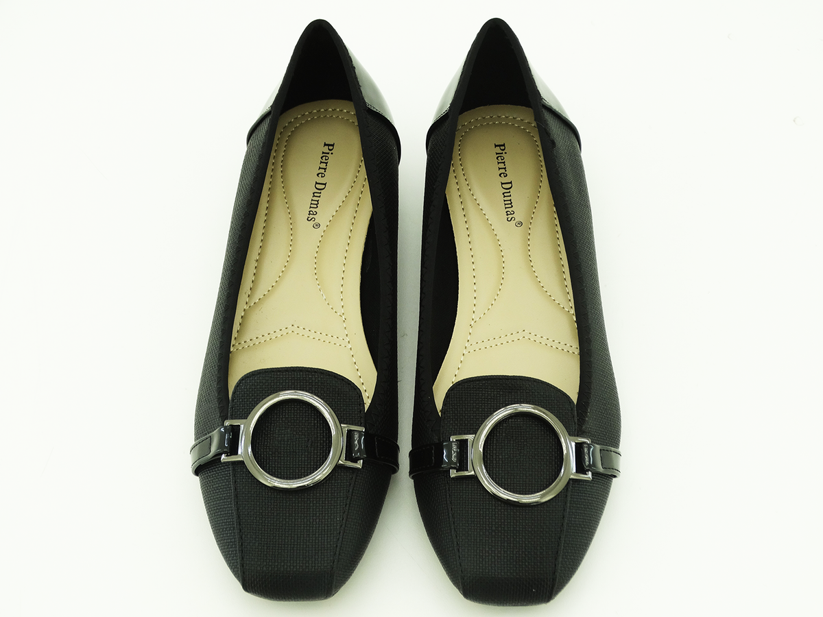 81140301, Pierre Dumas, Linzee-5 - Women's Shoes Black Patent 7-12