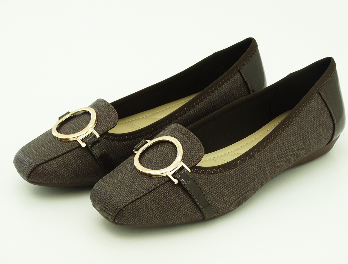 81140302, Pierre Dumas, Linzee-5 - Women's Shoes Brown Patent 7-12