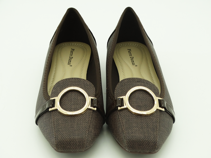 81140302, Pierre Dumas, Linzee-5 - Women's Shoes Brown Patent 7-12
