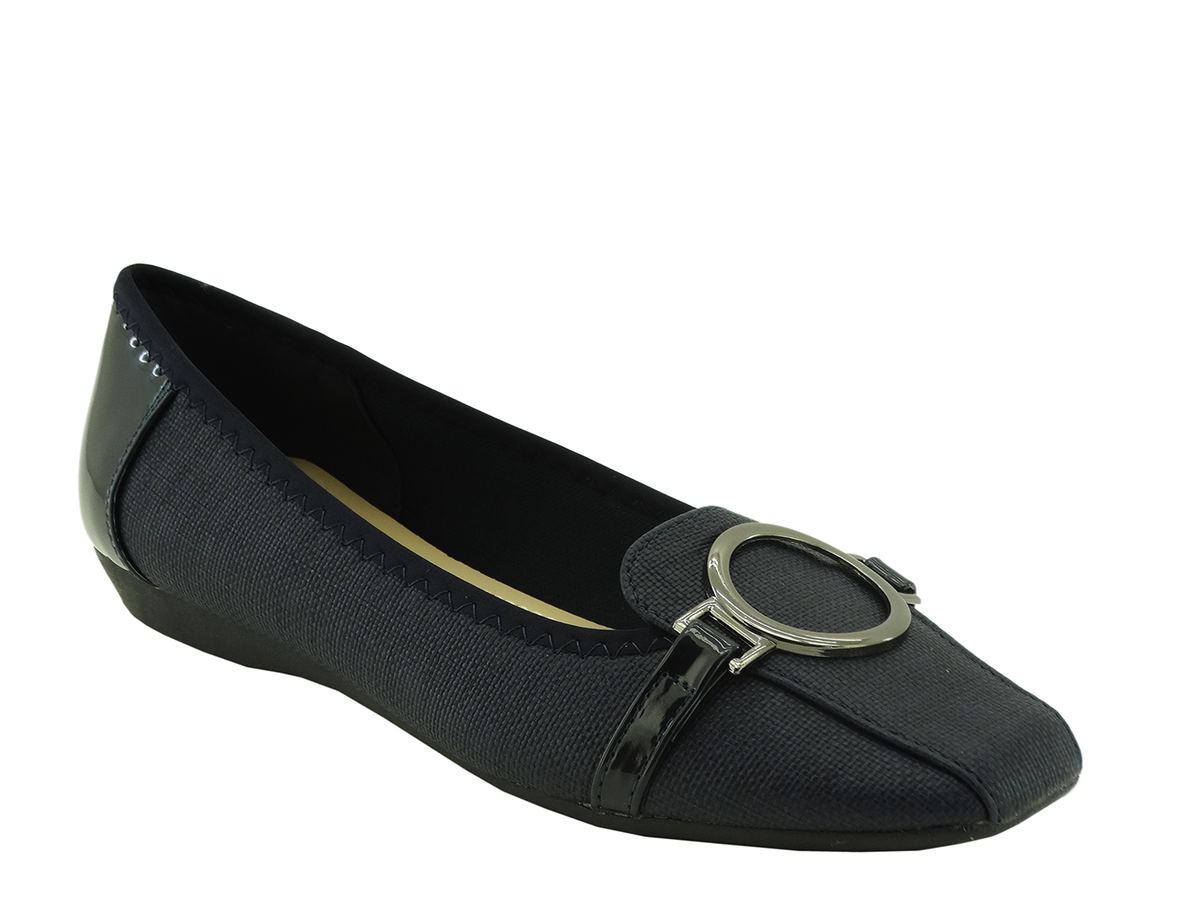 81140332, Pierre Dumas, Linzee-5 - Women's Shoes Navy Patent 7-12