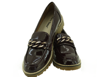 82201329, Pierre Dumas, Anessa-1 - Women's Shoes Dk Burgundy Patent 7-11
