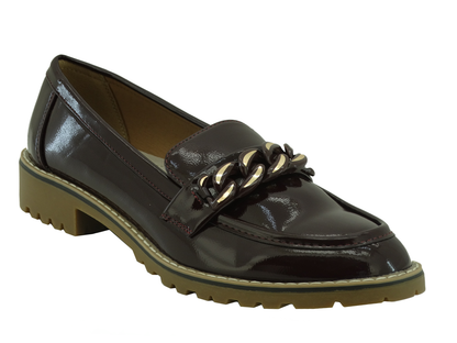 82201329, Pierre Dumas, Anessa-1 - Women's Shoes Dk Burgundy Patent 7-11