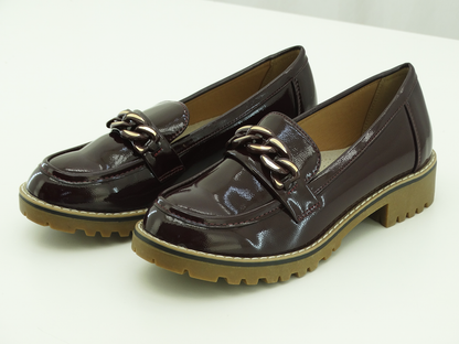 82201329, Pierre Dumas, Anessa-1 - Women's Shoes Dk Burgundy Patent 7-11