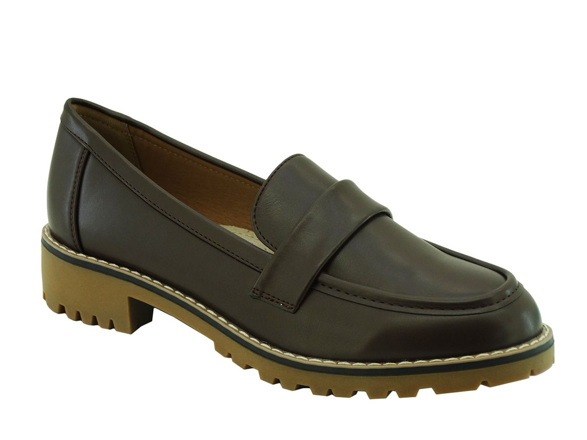 82206102, Pierre Dumas, Anessa-3 - Women's Loafer Shoes Brown 6-10