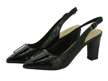 86767801, Pierre Dumas, Orley-3 Women's Shoes Black Croco 7-11