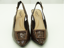 86767802, Pierre Dumas,Orley-3  Women's  Shoes Brown Croco 7-11