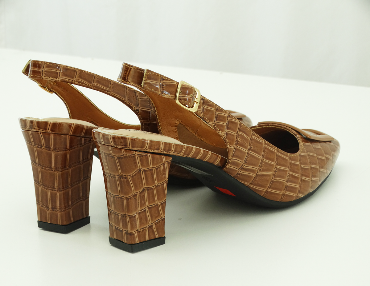 86767820, Pierre Dumas, Orley-3 Women's Shoes New Tan Croco 9-12