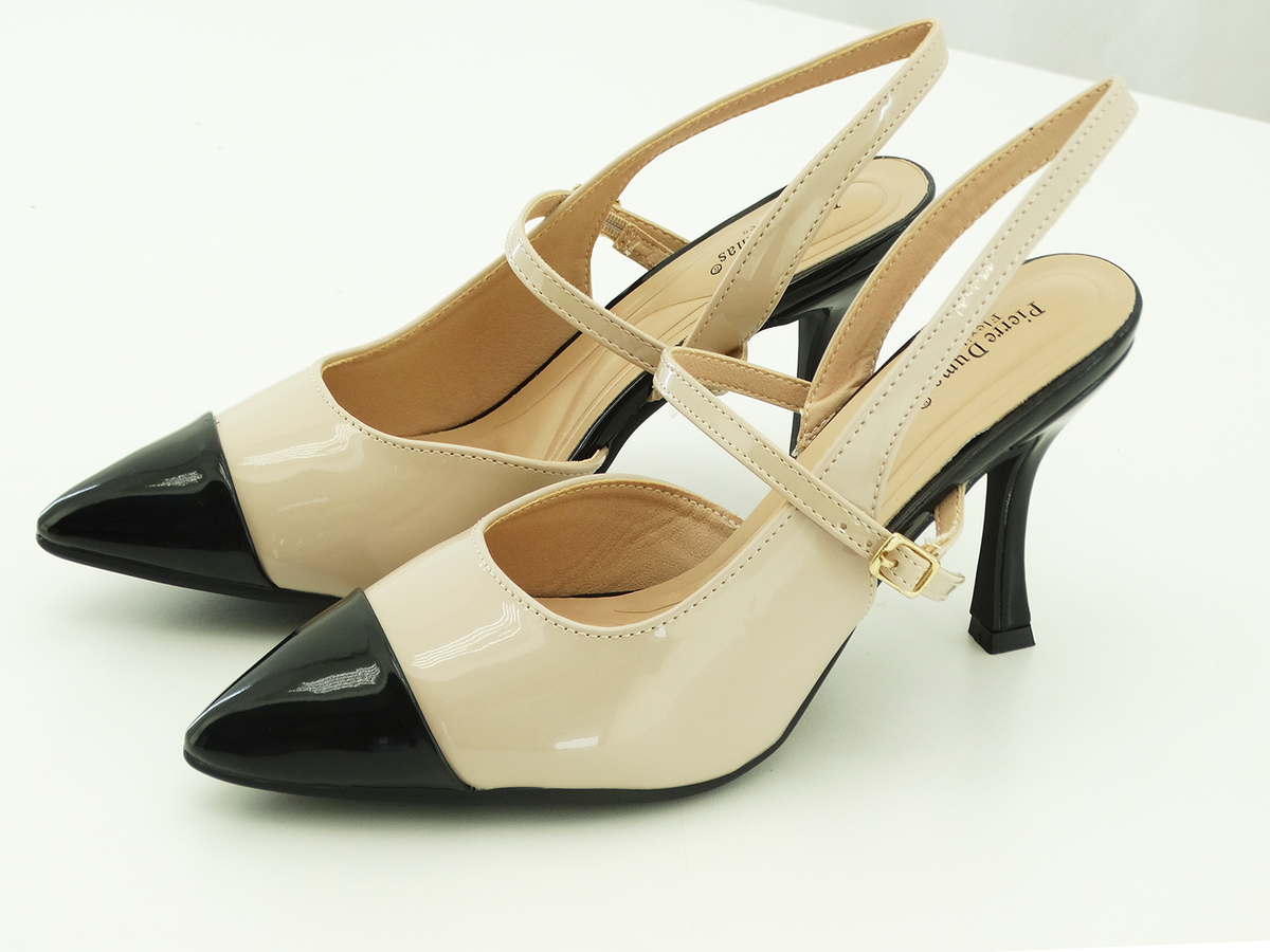 87777343, Pierre Dumas, Dress-1 - Women's Shoes Nude Combo Patent 6-10