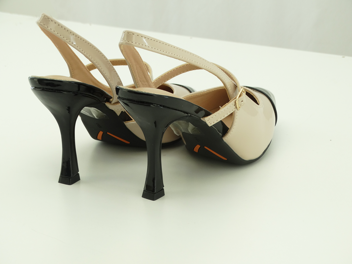 87777343, Pierre Dumas, Dress-1 - Women's Shoes Nude Combo Patent 6-10