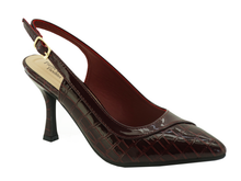 87783829, Pierre Dumas, Dress-3 - Women's  Shoes Burgundy Croco