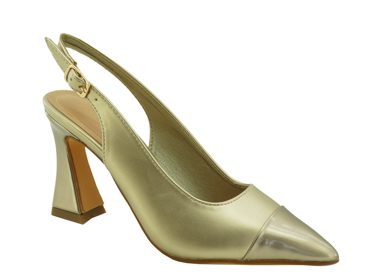 87784307, Pierre Dumas, Dona-1  - Women's  Shoes Gold Patent