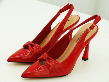 88794333, Pierre Dumas, Sleek-8  Women's  Shoes Red Patent
