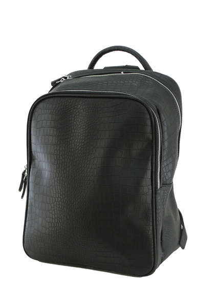 96283, Axle & Co - Unisex Travel Backpack - Faux Leather