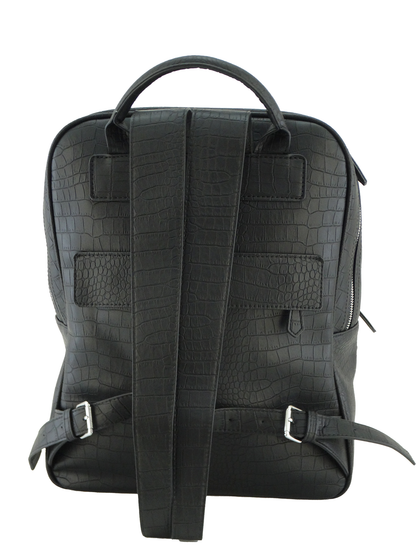 96283, Axle & Co - Unisex Travel Backpack - Faux Leather